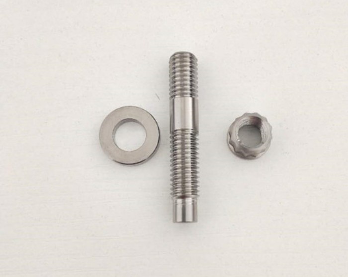 Racing Titanium Fasteners Exhaust Manifold Studs Nut Kit M8