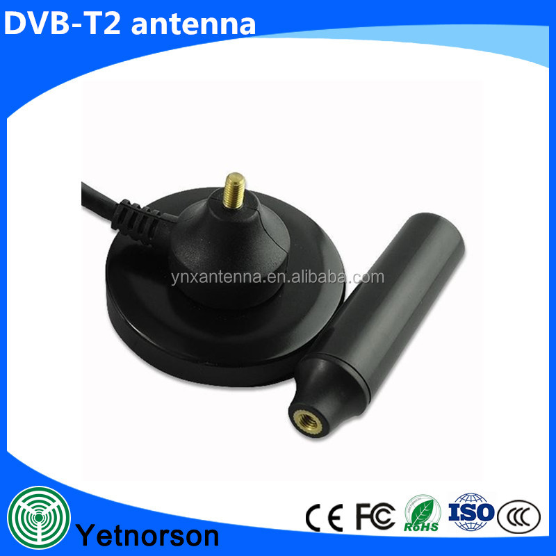 Indoor Digital TV Receiver Antenna with Signal Booster VHF170-230MHz / UHF470-862MHz