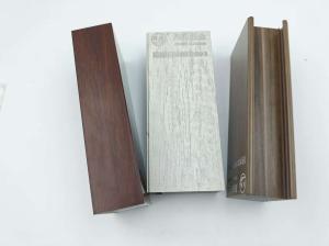 Quality Electroplated Wood Finish Aluminium Profiles Anodized Powder Coated Aluminum Profile for sale