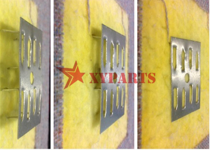 50mm X38mm X 20mm Height Acoustic Impaling Clip Galvanized Steel
