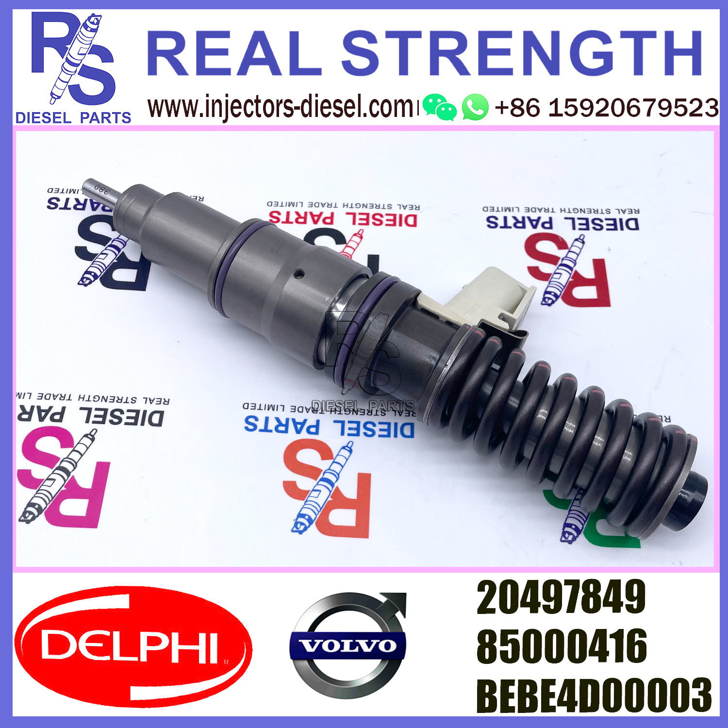 V-O-L-V injector 20497849 diesel Fuel Injection Injector 20497849 85000416 BEBE4D00003 for V-O-L-V FH12 TRUCK 425/435 BHP