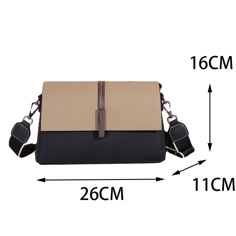 Genuine Leather Crossbody Shoulder Bag for Women Small Square Fashion Trend Bags