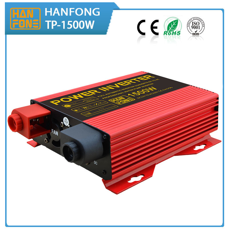 2016 best quality Smart inverter 1500w 24v pure sine wave power inverter for car solar hom