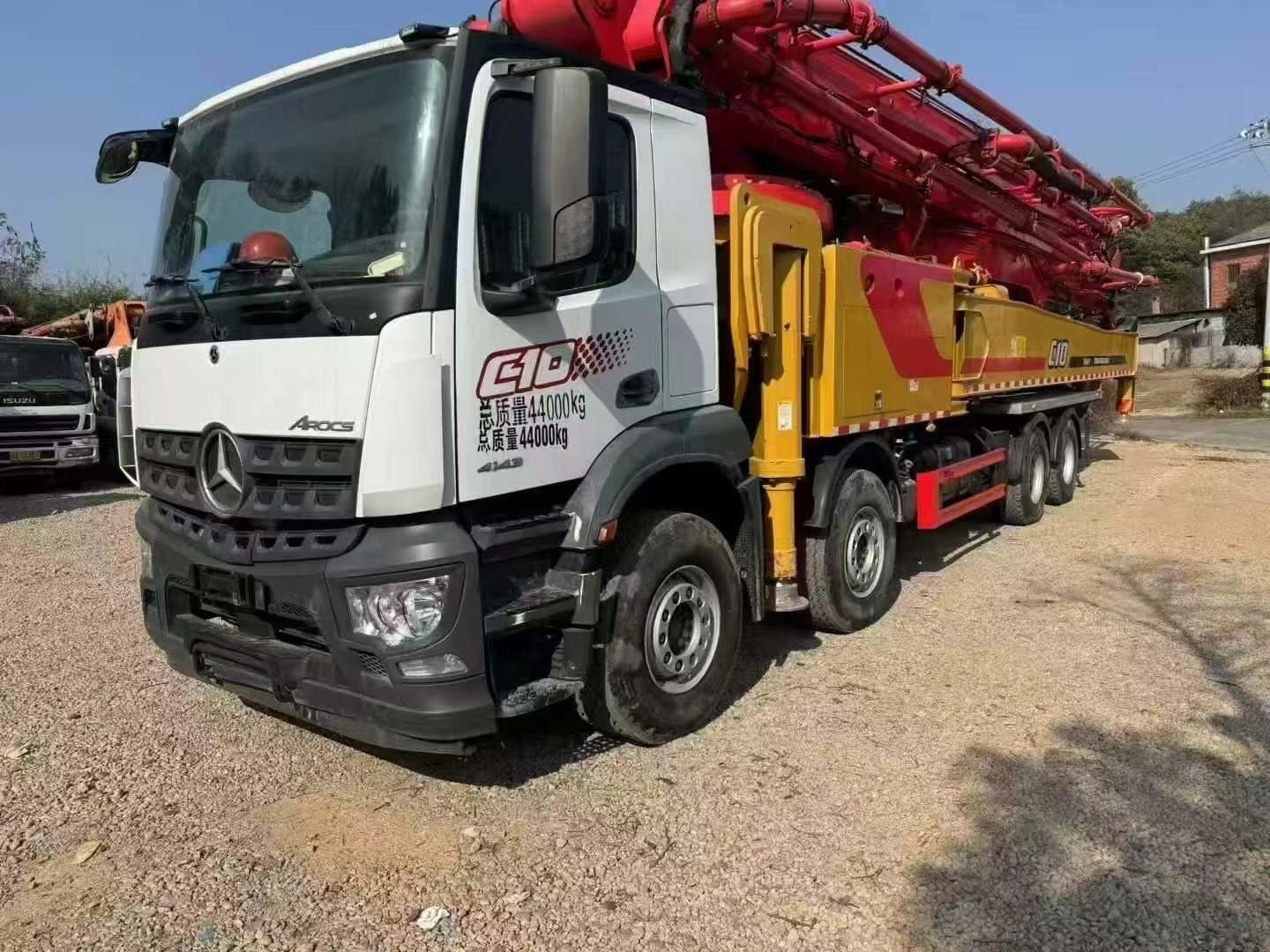 2021 Sany Heavy Industry Concrete Pump Truck 65m Installed Mercedes Chassis Price