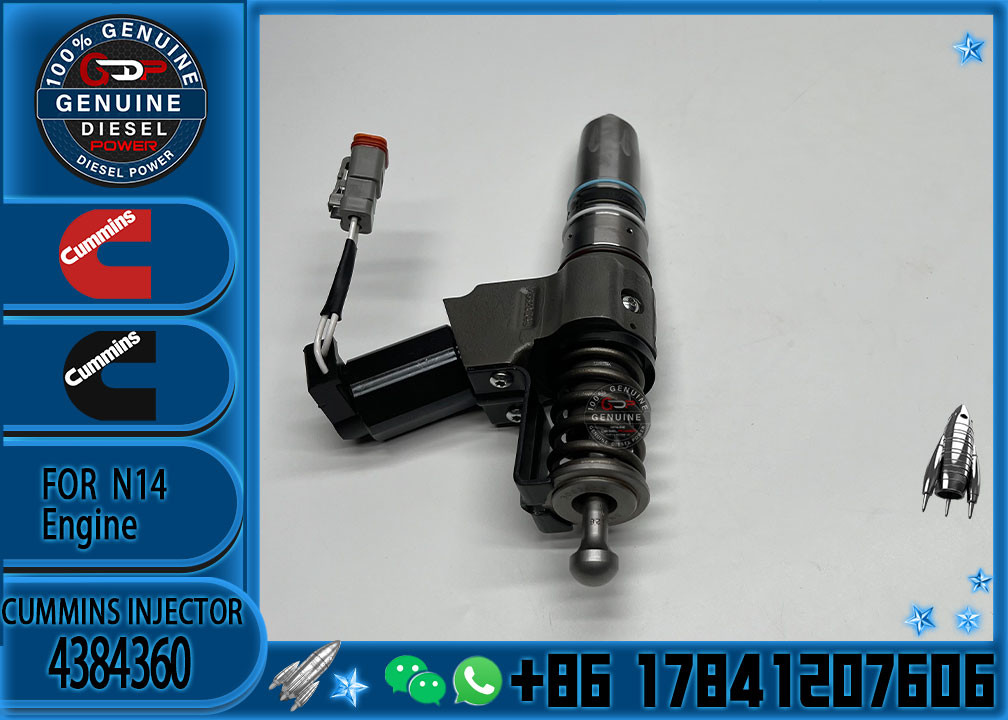 Genuine Diesel engine parts for Cummins KTA19 KTA38 KTA50 Injector 3406604 4384360
