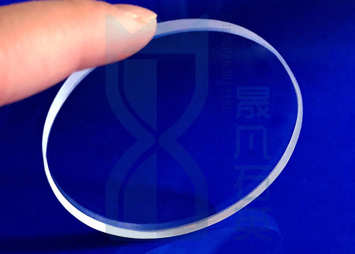 Square Round Shape 80%-95% UV Transmission Fused Quartz Plate