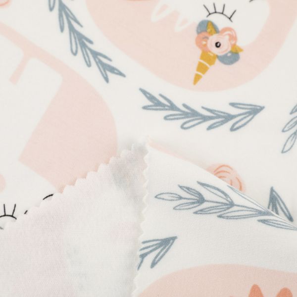 Certificated Super Soft 100% Organic Bamboo Cotton Polyester Knitting Jersey Rib Interlock Fabric Wholesale for T Shirt