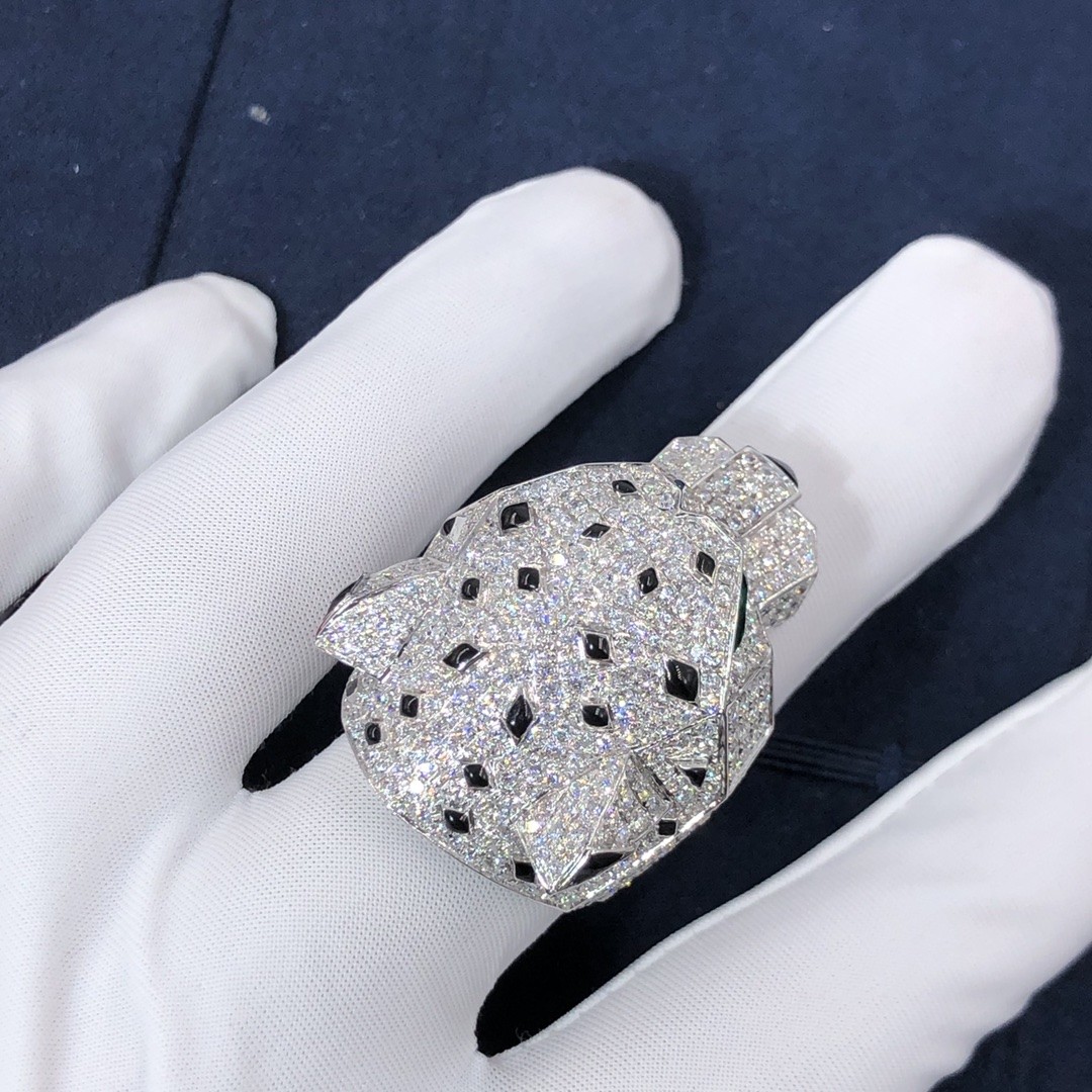 Hot Selling Natural Diamond Jewelry 18k Gold Car Tier PanthèRe De Car tier Ring