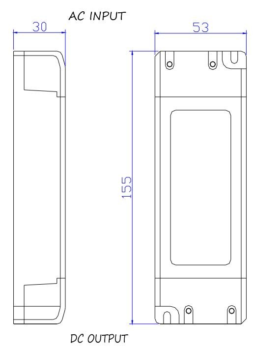 30-42V LED Driver DALI Dimmable , Lightweight Dimmer Driver For Led Lights