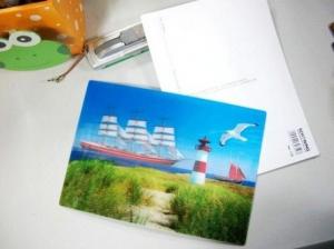 China cheap price flip 3d lenticular postcards landscape pictures 3d lenticular printing postcard for sale online on sale