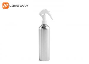 250ml Silver Aluminum Cosmetic Bottles With Trigger Spray Pump Medical Industrial Use