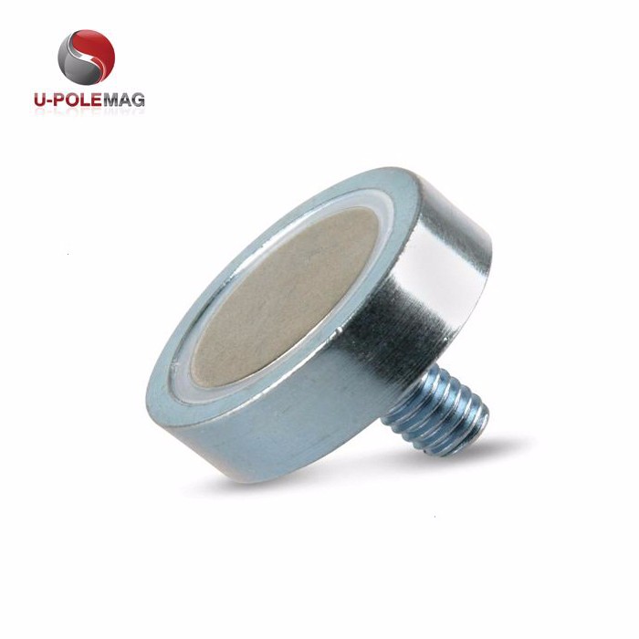 Composite Neodymium Magnet Strong Neodymium Cup Magnets with M4 Threaded Male Stud