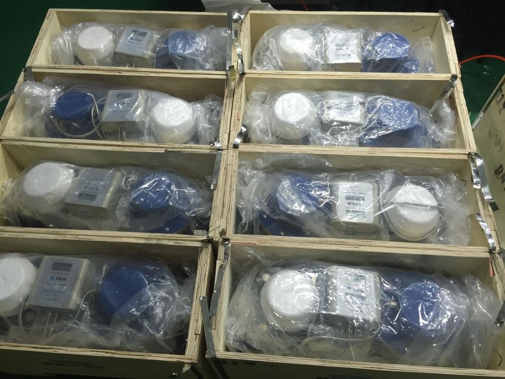 Brass Body STS Prepaid Flange DN50 Water Meter with All-in-one AMR AMM system