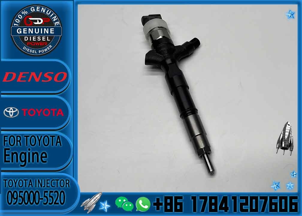 High Quality diesel fuel injector 095000-5520 For TOYOTA HILUX 2KD-FTV 23670-0L010