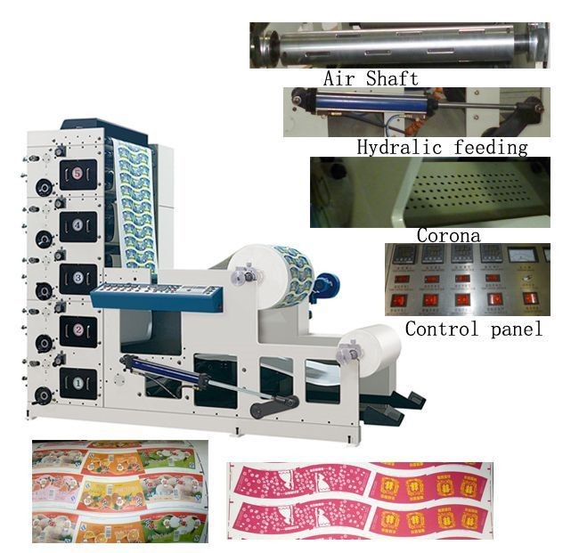 RY-600/850 Paper Cup Label Flexo Printing Machine