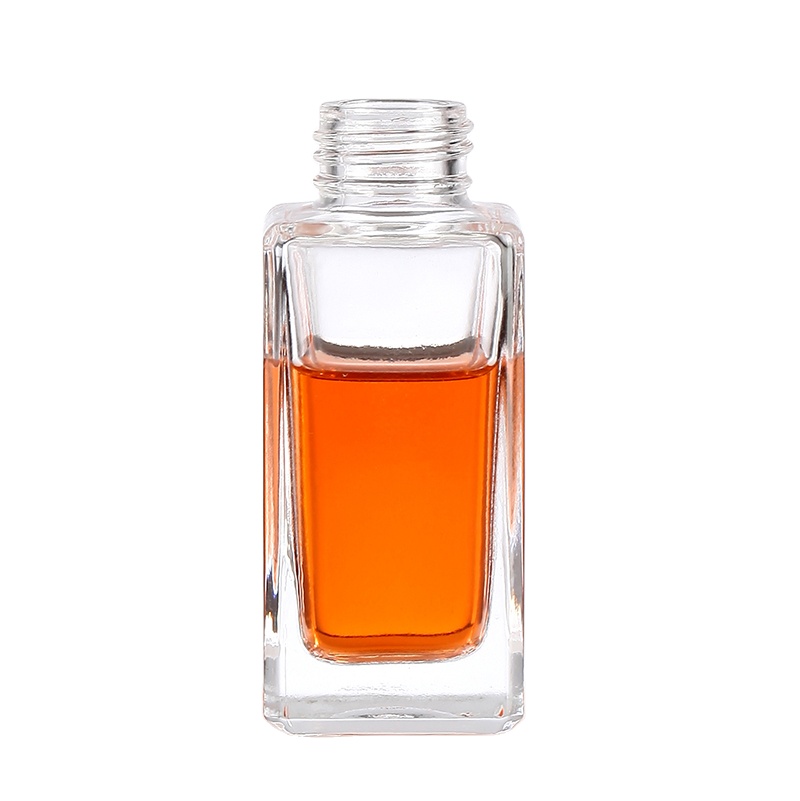 30ml Mini Round Glass Bottle with Maple Leaf Pattern Capacity 30ml Sealing Type Crown Cap