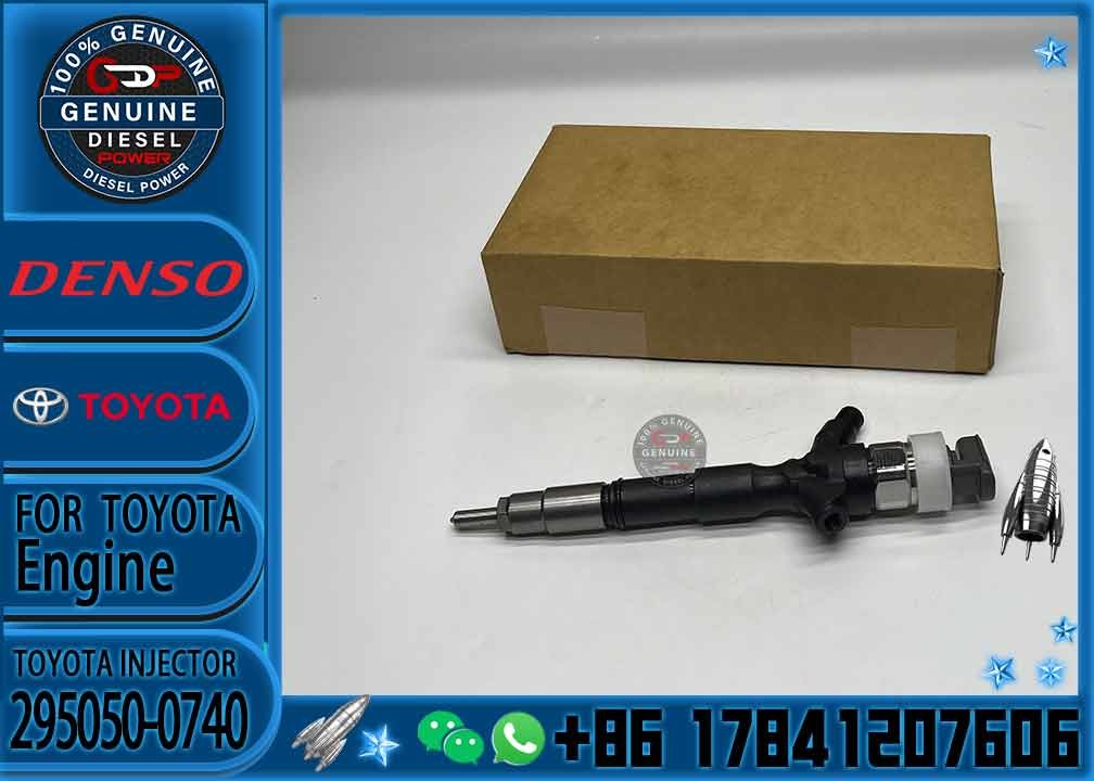 Fuel Injector 295050-0810 295050-0540 295050-0620 295050-0740 23670-0L110 For Denso Toyota 2KD