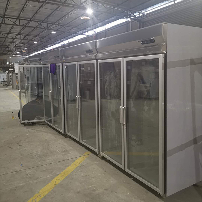 1000L Upright Commercial Stainless Steel Refrigerator Freezer