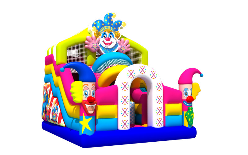 OEM Inflatable Bouncy House With Slide New Design Clown Inflatable Combo