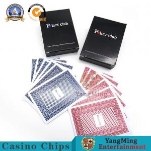 China Durable Casino Playing Cards / Panton Or CMYK Printing PVC Poker Card on sale