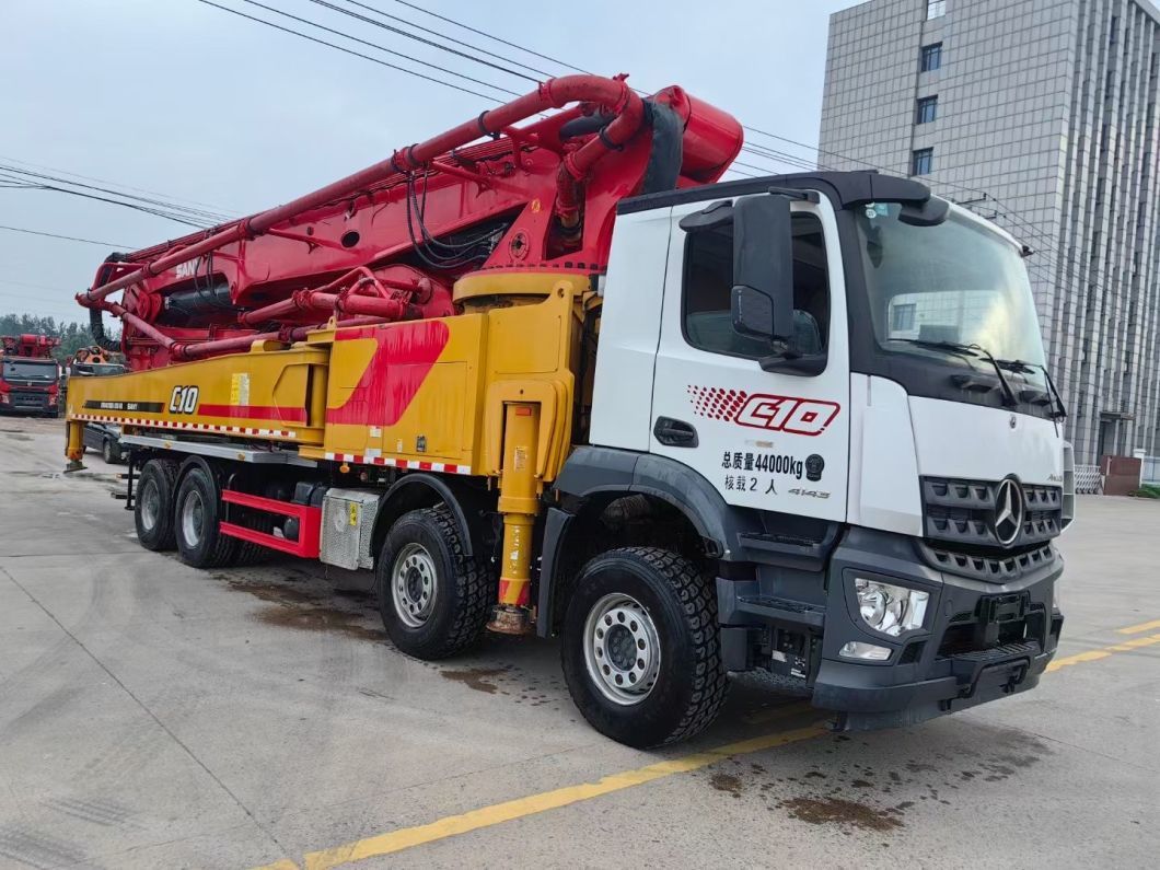 2019 Concrete Pump Truck 62m Concrete Mixer Machine Mercedes Benz Concrete Boom Pump