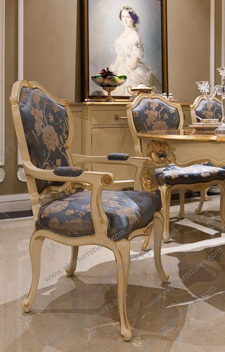 Alibaba Retro french italian leather dining chair