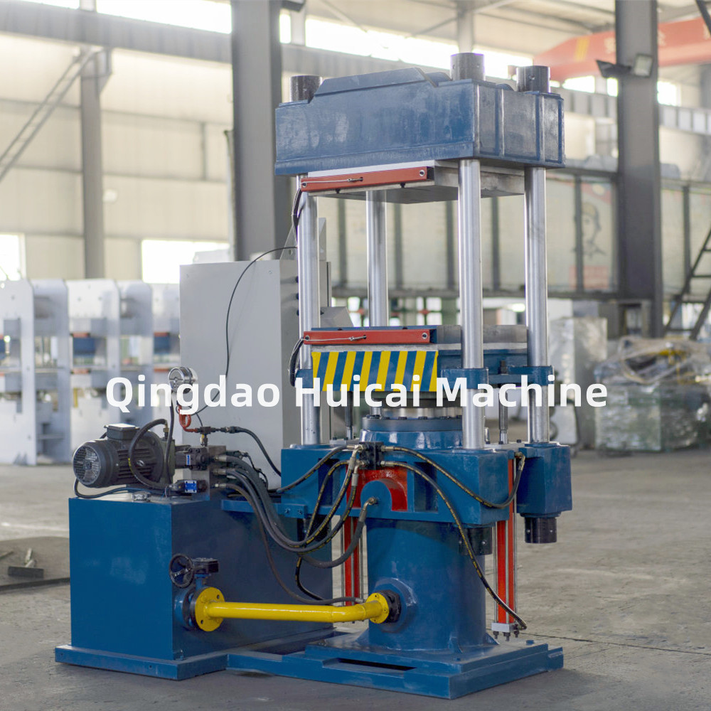 PLC Touch Screen Control System Flat Vulcanizing Press for Rubber Plate Manufacturing
