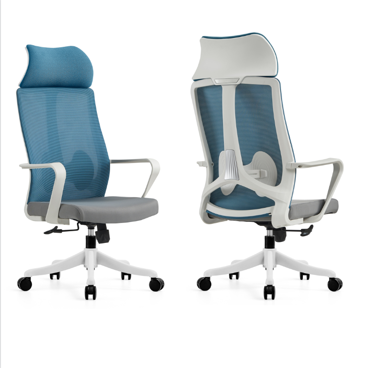 Aluminum Ergonomic Custom Reclining Office Chair With Footrest For Contemporary Style