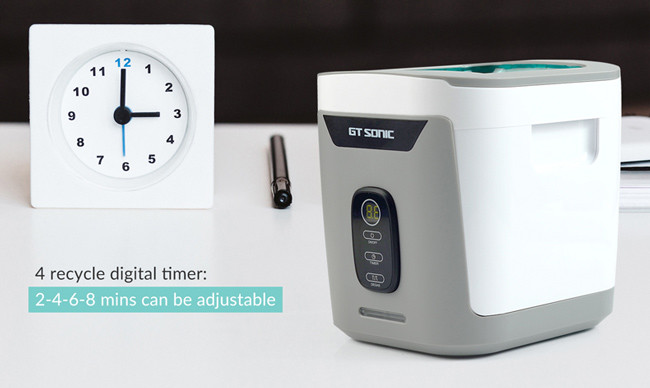40kHz Ultrasonic Jewelry Cleaner With Detachable Tank 1900G GT - F4