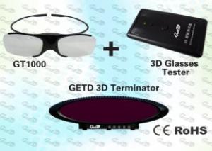 Quality Video 3D IR emitter and glasses for Cybercafé for sale