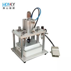 Quality Manual Pneumatic Capping Machine 3600BPH Flat Bottle Cap Sealer for sale