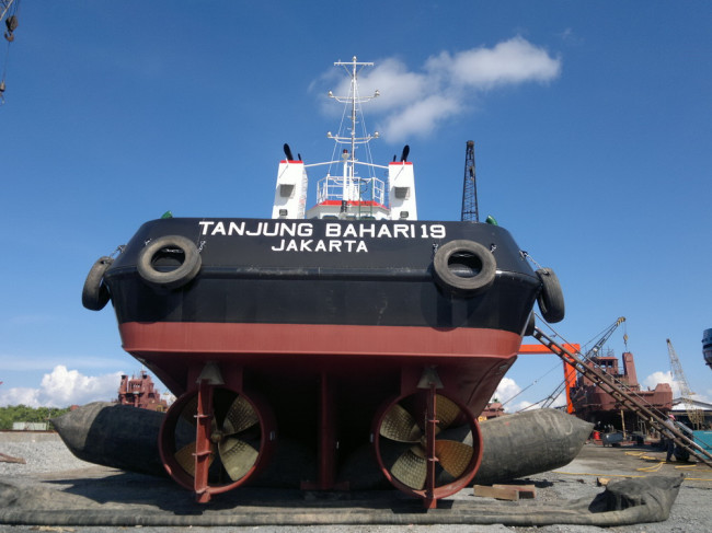 Nylon Rubber Barge Launching Airbags Stainless Steel Accessories Marine Salvage