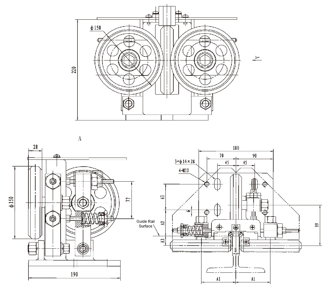 Roller Guide Shoe