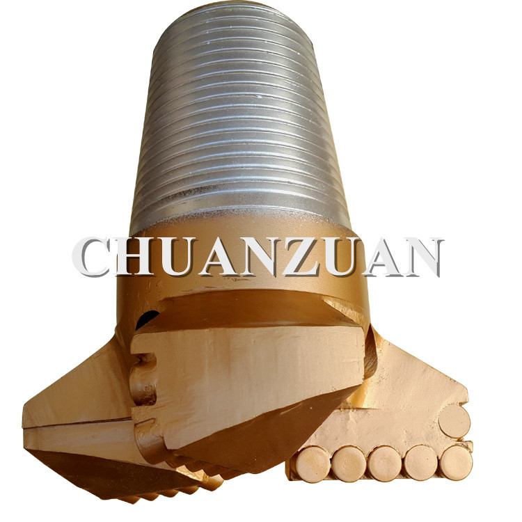 Public Buckle PDC Drill Bit 171MM 3 Blade For Medium Hard Formation