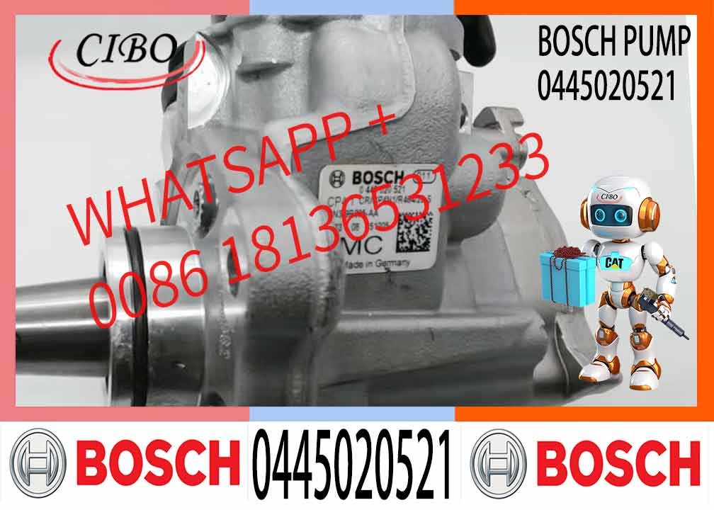 Fuel Injection Pump CP4 0445020520 Diesel Fuel Injection Common Rail Pump 0445020521