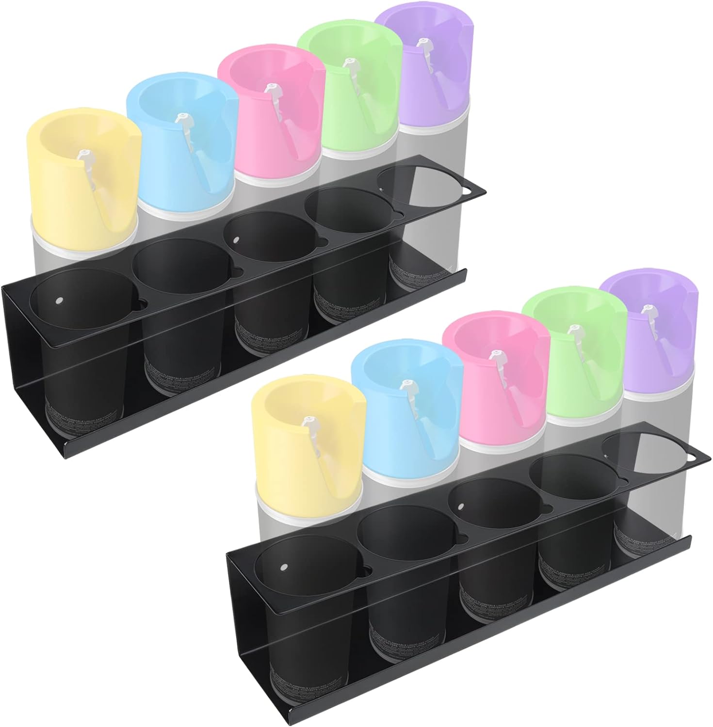 Wall Mounted Heavy-Duty Steel Storage Rack for Garage and Workspace 33.6cm x 10cm x 9cm
