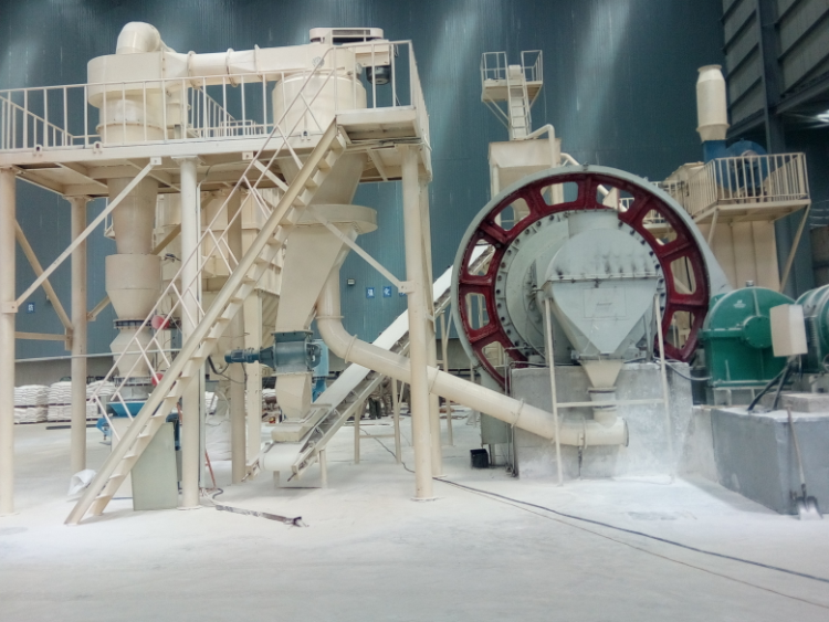 Motor Core Components Energy-Saving Gypsum Powder Ceramic Ball Mill With Air Classifier