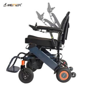 Quality Handicapped Portable Foldable Electric Wheelchair With 8AH Battery for sale