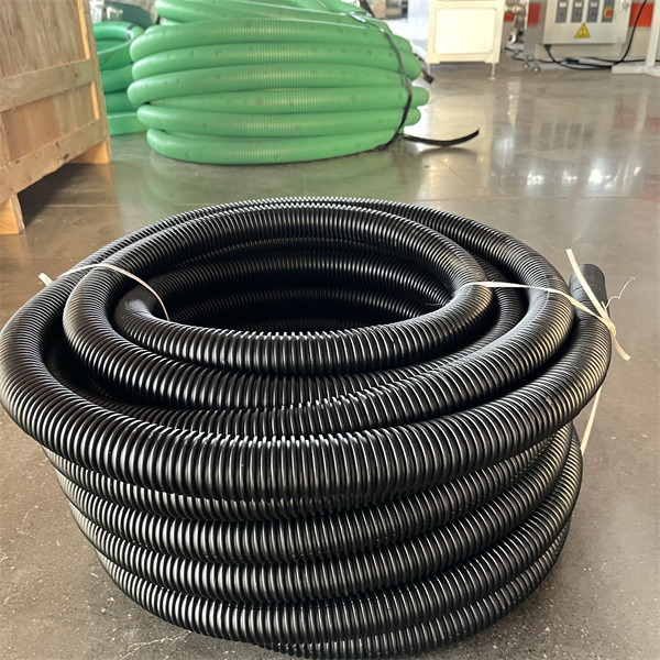 PP PE PVC PA Nylon Plastic Single Wall Corrugated Pipe Machine SGS Approved