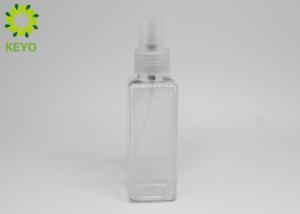 China Square Shape Cosmetic Spray Bottles , Clear Plastic Spray Bottles on sale