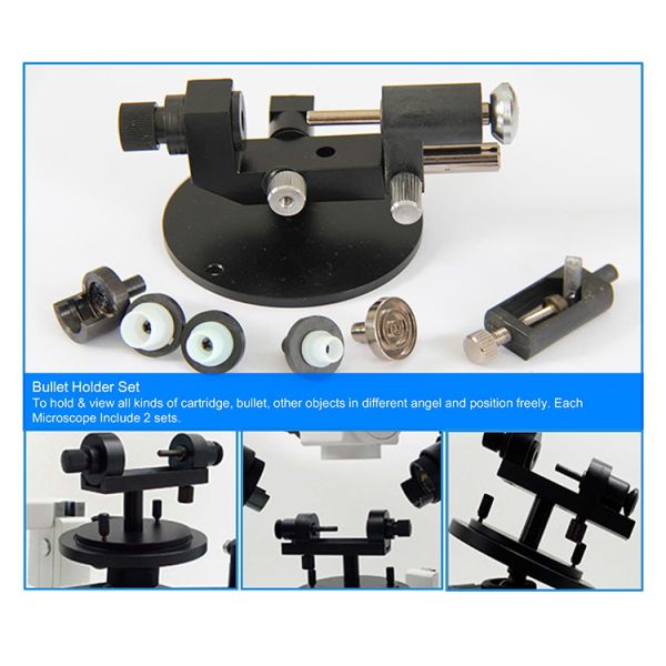 Forensic Comparison Microscope with 2x~240x Magnification LED Illumination and CE Certification for Laboratory Research