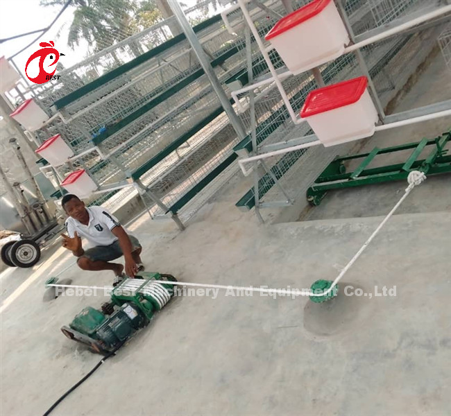 380V Poultry Chicken Farm Scraper And Belt Automatic Manure Removal Machine Ada