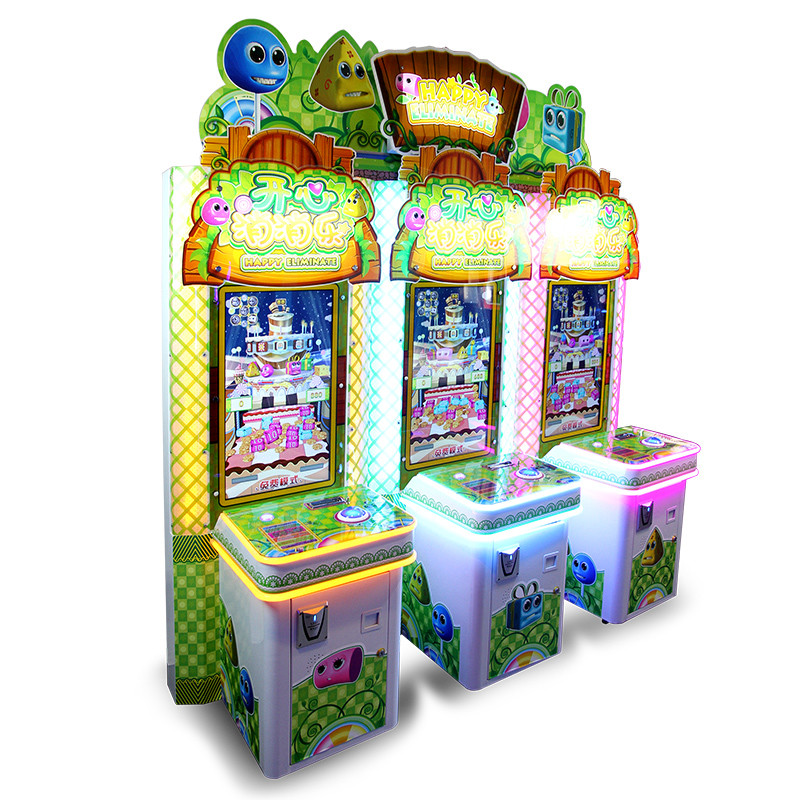 Attractive Happy Eliminate Lottery Ticket Vending Machine Fiberglass Material