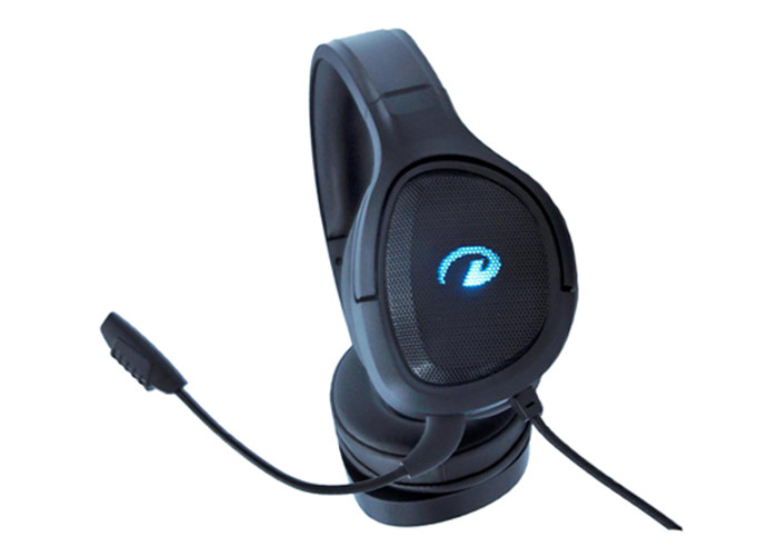 Detachable Mic Illumination Gaming Headset Rgb 2.2M Cable