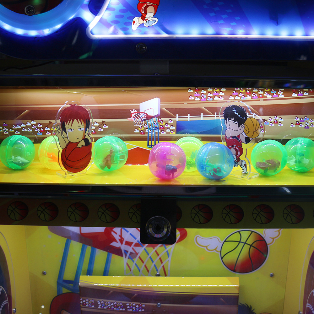 Double Players Kids Game Machine / Football and Basketball Arcade Cabinet