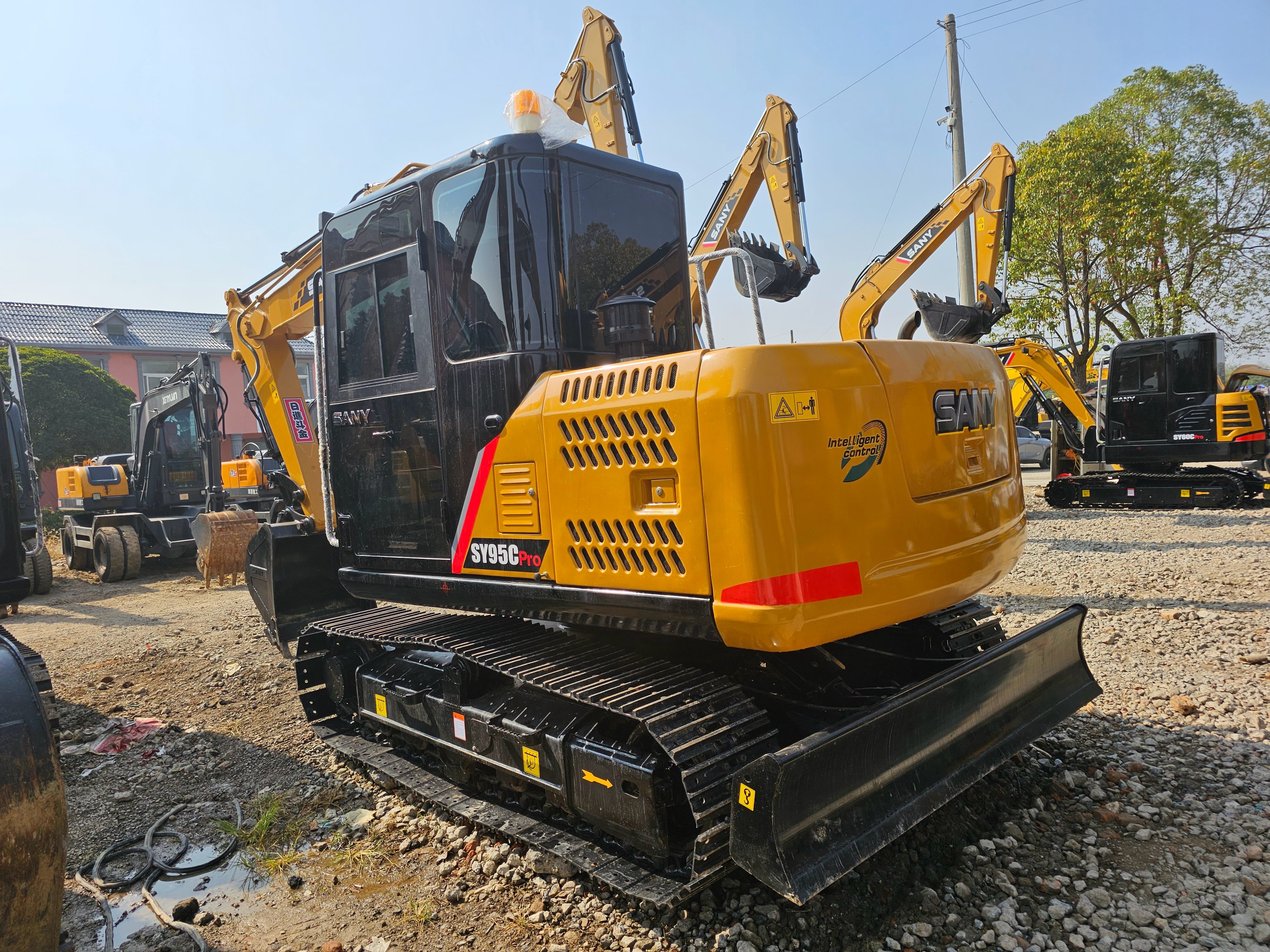 Powerful Sy95c Used Sany Excavator Crawler 10t Excavator Secondhand Sy55/Sy60/Sy75/Sy135/Sy215/Sy365 For Sale