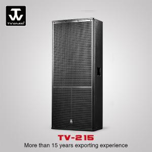 China Dual 15inch DJ Bass subwoofer Karaoke Powered Speaker Box Sound System TX-215 on sale
