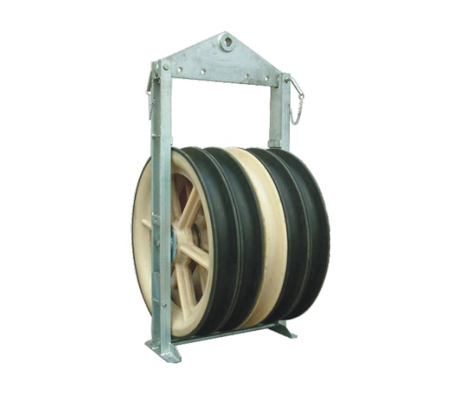Nylon Large Diameter Rope Pulley Overhead Transmission Line Rope Sheaves Pulleys