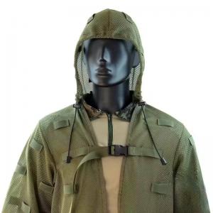 China Heavy Duty Nylon Ghillie Jacket with Detachable Tactical Hood on sale