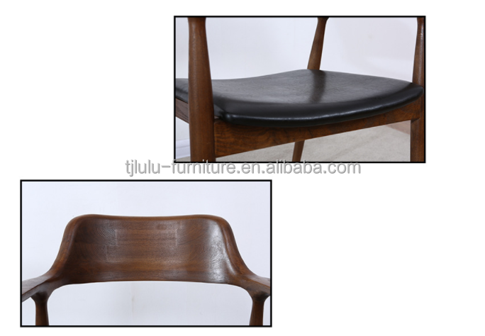 Specific Dining Chair Mail Packing Y Creative Dining Arm Wood Chair for Modern Style Dining Restaurant and Coffee Shop